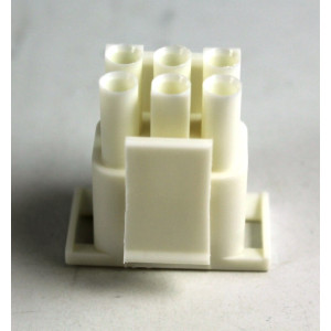 CONNETTORE MASCHIO VOLANTE 6 POLI MARCA AMP SERIE MATE-N-LOK MATE N LOK AMP 2