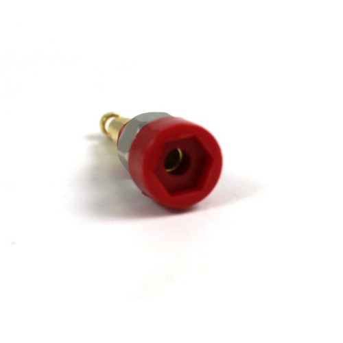 BOCCOLA DA PANNELLO ISOLATA 2MM ROSSA 