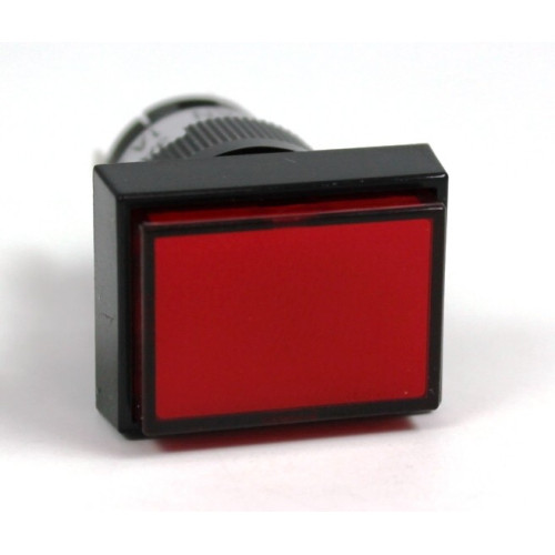 DEVIATORE  UNIPOLARE  LUMINOSO CON AUTORITORNO - ROSSO