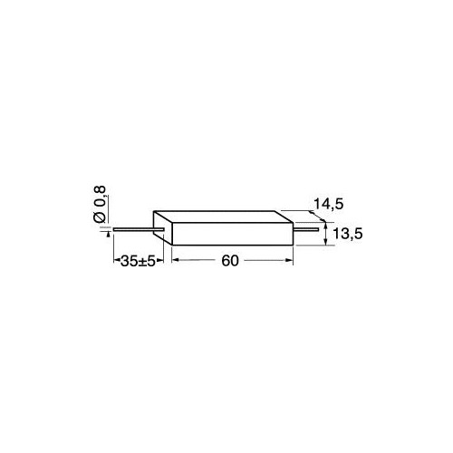 RESISTENZA 20W3,3OHM A FILO