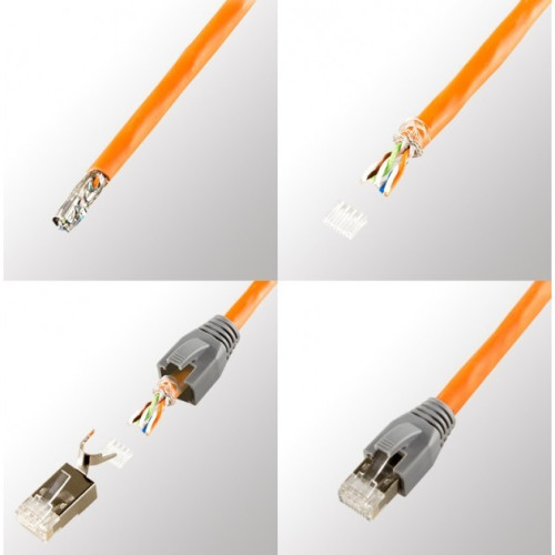 SPINA MOD.RJ45 C6/C7 - 10PZ.