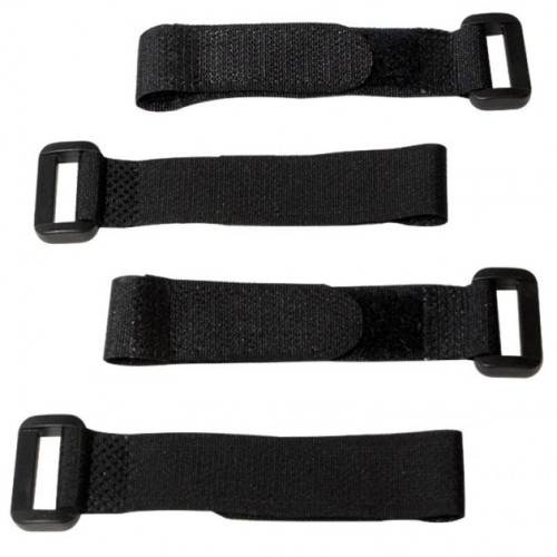 FASCETTE IN VELCRO SET 10 PZ.COLORE NERO