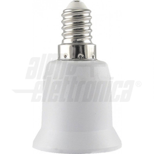 ADATTATORE DA ATTACCO E27 A E14