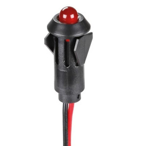 LED LAMPEGGIANTE COLORE ROSSO CON CAVO 1 METRO