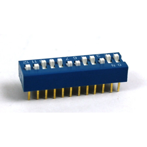 DIP SWITCH 12P 50V 100MA