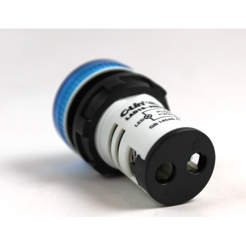 SEGNALATORE LUMINOSO A LED COLORE BLU - TENSIONE DI ALIMENTAZIONE 220VAC