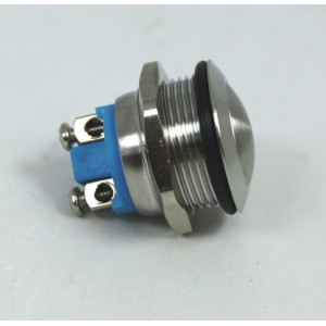 PULSANTE UNIPOLARE NORMALMENTE APERTO ANTIVANDALO INOX  2