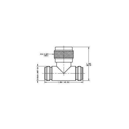ADATTATORE COAX N  F/M/F 
