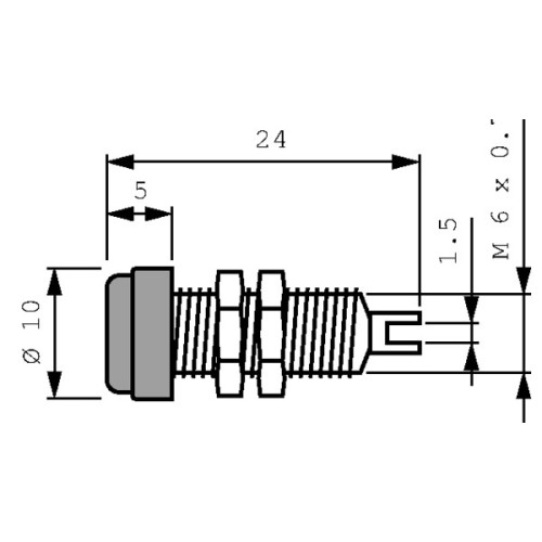 BOCCOLA BUG-10 COLORE NERO