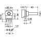 POTENZIOMETRO A STRATO DI CARBONE A VARIAZ. LINEARE 10KΩ