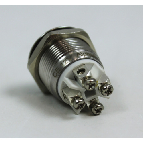 PULSANTE 1P NA 12V COLORE VERDE