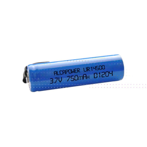 BATTERIA RICARICABILE LI-ION 3,7V 750MA/H SIZE AA A SALDARE