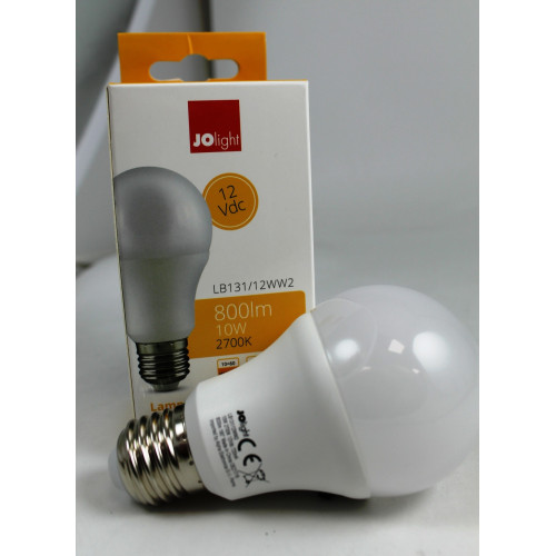 LAMPADA A LED ATTACCO E27 12V 10W COLORE BIANCO CALDO