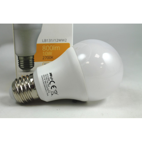LAMPADA A LED ATTACCO E27 12V 10W COLORE BIANCO CALDO