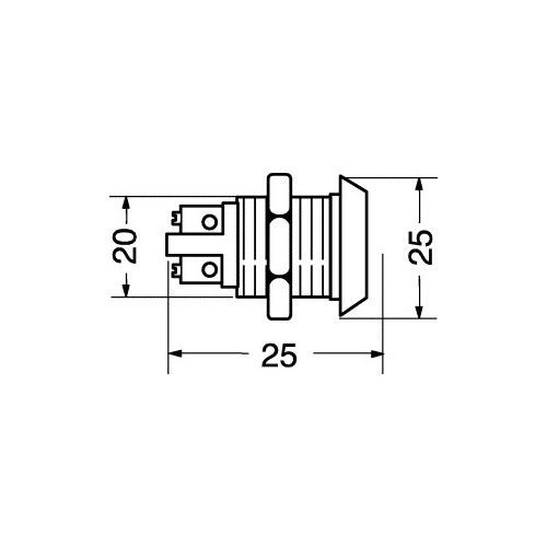 PULSANTE ANTIVANDALISMO CON AUTORITORNO