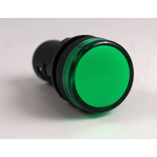 SEGNALATORE LUMINOSO A LED 24V COLORE VERDE
