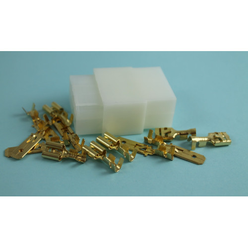 KIT 2 BLOCCHETTI MASCHI FEMMINE 6 POLI