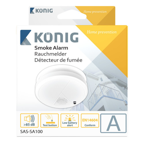 RIVELATORE DI FUMO A BATTERIA 