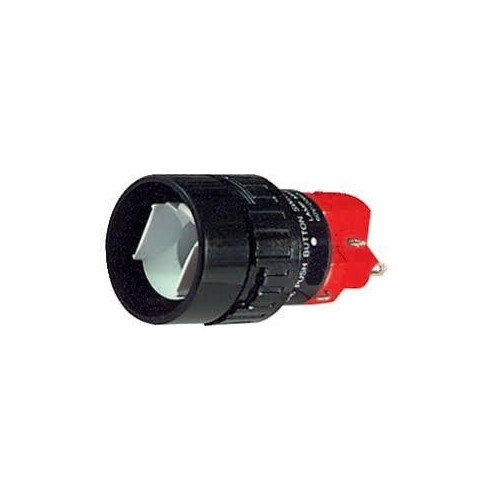 PULSANTE LUMINOSO ON-MOM UNIPOLARE TONDO DIAMETRO 18MM