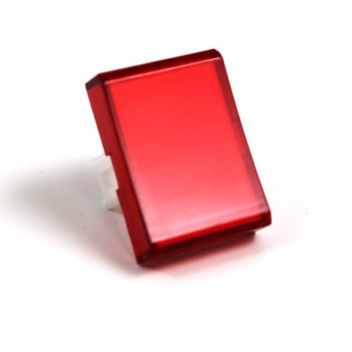 CALOTTA ROSSA RETTANGOLARE 15X21,5MM