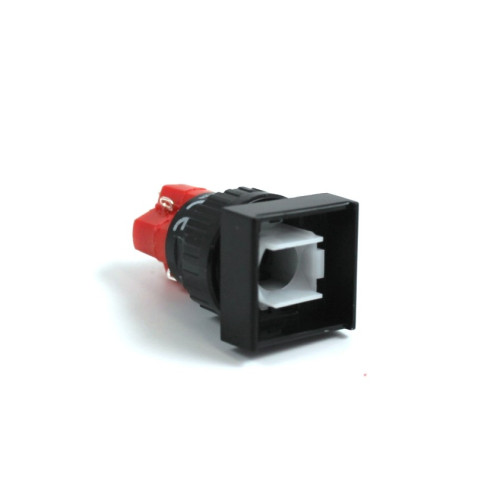PULSANTE LUMINOSO UNIPOLARE ON - MOM CON AUTORITORNO 18X18MM