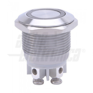 PULSANTE 1P N.A. 12V LED COLORE BLU 2