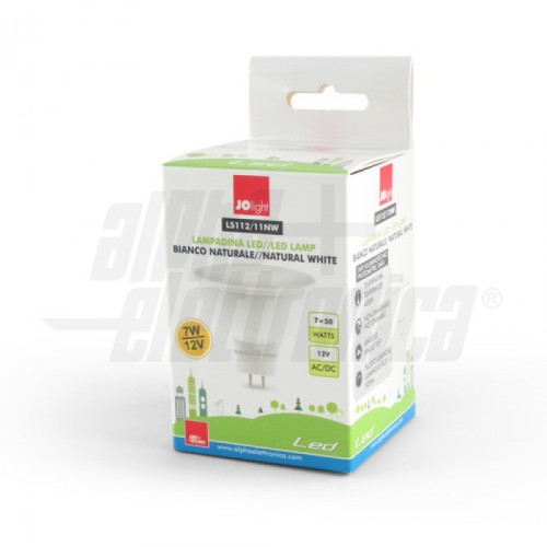 LAMPADA A LED GU5,3 12V 7W COLORE BIANCO FREDDO