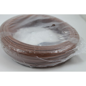 CAVO ELETTRICO 1X1 COLORE MARRONE LUNGHEZZA 100 METRI