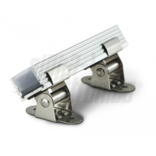 KIT GRAFFETTE DI FISSAGGIO ORIENTABILI PER PROFILI IN ALLUMINIO