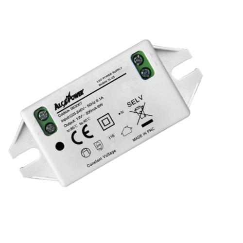 ALIMENTATORE DI RETE 12 V 6 W 0,5 A SWITCHING