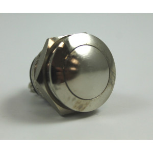 PULSANTE UNIPOLARE ANTIVANDALISMO NORMALMENTE APERTO CON AUTORITORNO