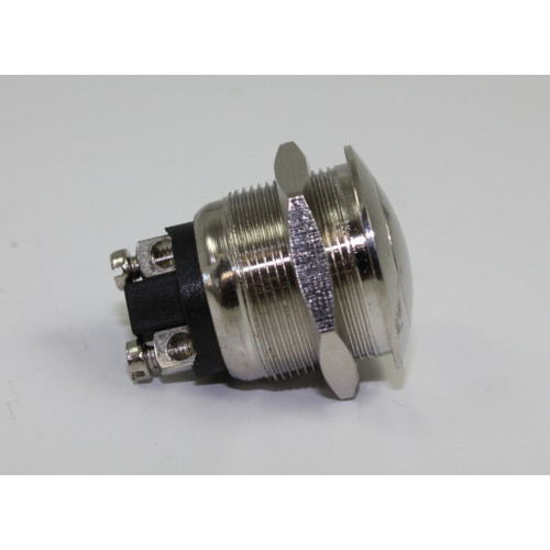 PULSANTE UNIPOLARE ANTIVANDALISMO NORMALMENTE APERTO CON AUTORITORNO