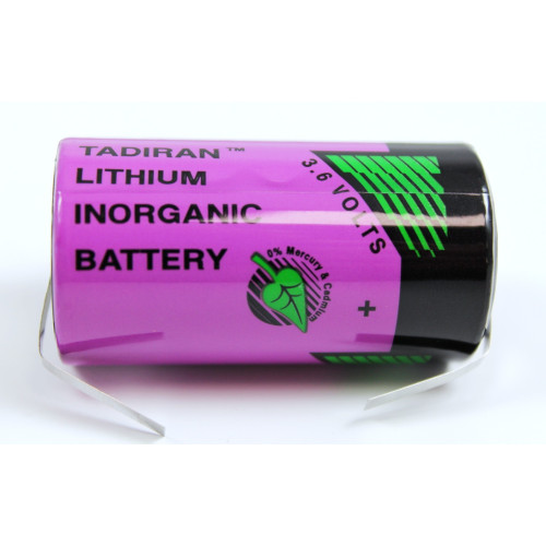 PILA AL LITIO 3,6 V  SIZE C MEZZA TORCIA  CON TERMINALI A LAMELLA MARCA TADIRAN MODELLO SL-2770