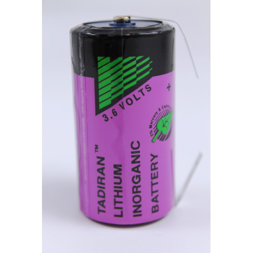PILA AL LITIO 3,6 V  SIZE C MEZZA TORCIA  CON TERMINALI A LAMELLA MARCA TADIRAN MODELLO SL-2770