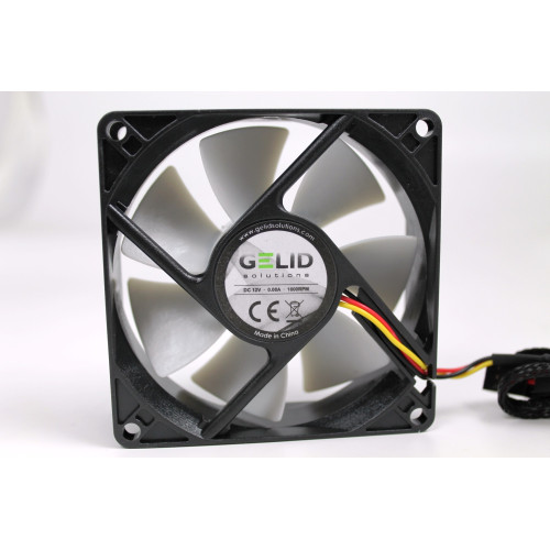 VENTOLA ASSIALE 12VDC 80X80X25MM TACHIMETRICA MARCA GELID MODELLO SILENT8