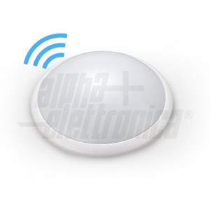 Plafoniera a Led 16 W con Sensore di Movimento colore Bianco Naturale