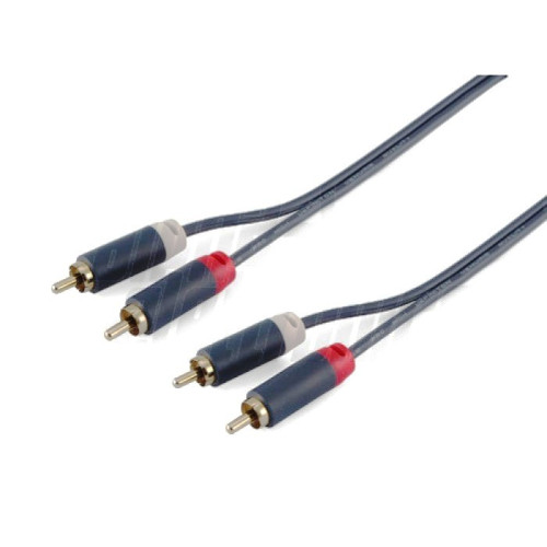 Cavo Cablato 2RCA/ 2RCA lunghezza 2 metri