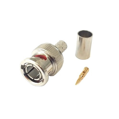 Connettore Coassiale BNC Maschio Volante 6 a Crimpare