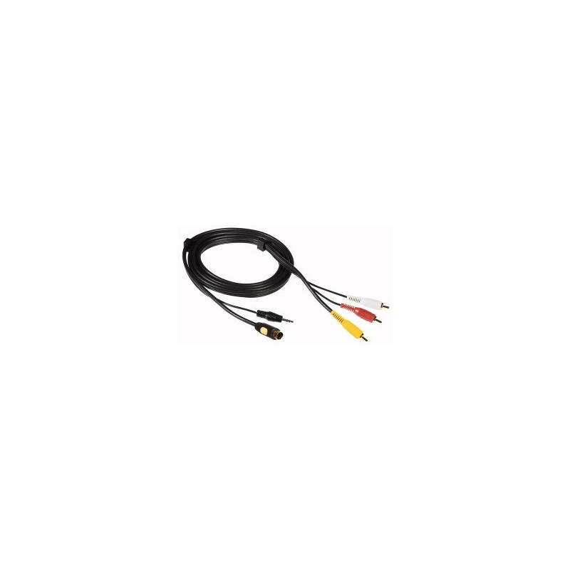Cavo AV 3,5 Mm Jack A 3 RCA Maschio | 2 Metri | Per Audio E Video | Compatibile Con Dispositivi Multimediali