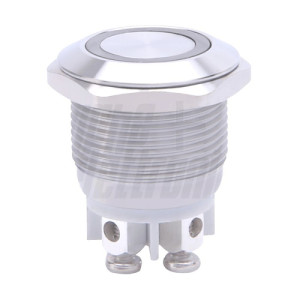 Pulsante Antivandalico 24 V 5 A Colore Rosso 2