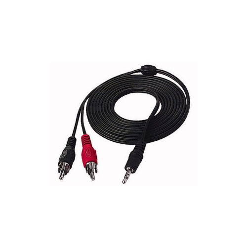 CAVO DI CONNESS. SPINA 3,5 STEREO/2 SPINE RCA-1,5 MT.