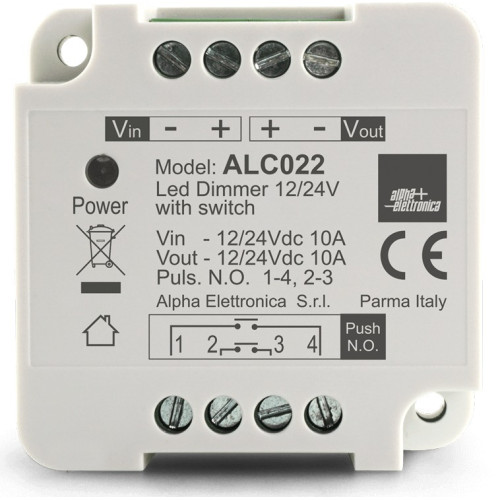 Dimmer per Led 12/22 V 10 A