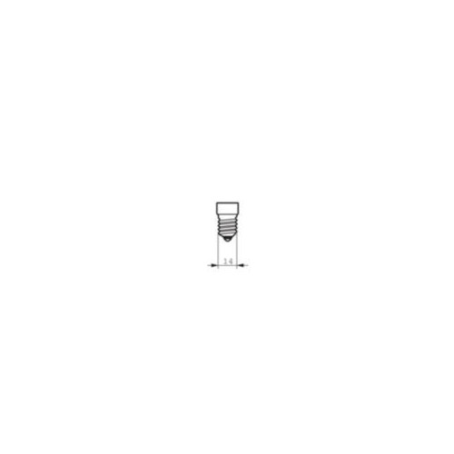 Lampada a Led Attacco E14 Colore Bianco Caldo  6W