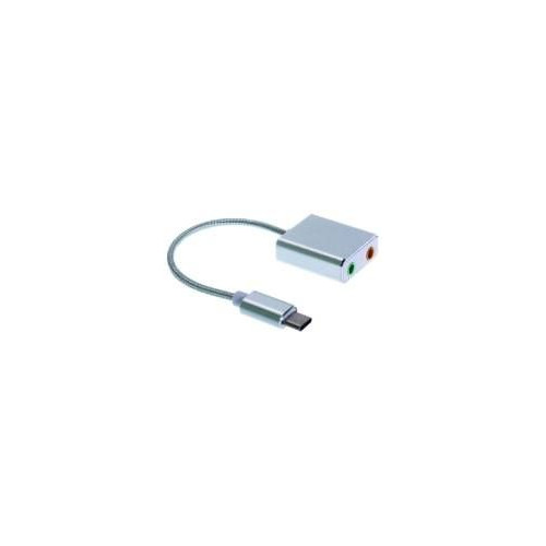 Adattatore USB C/2 Jack Microfono  Cuffie