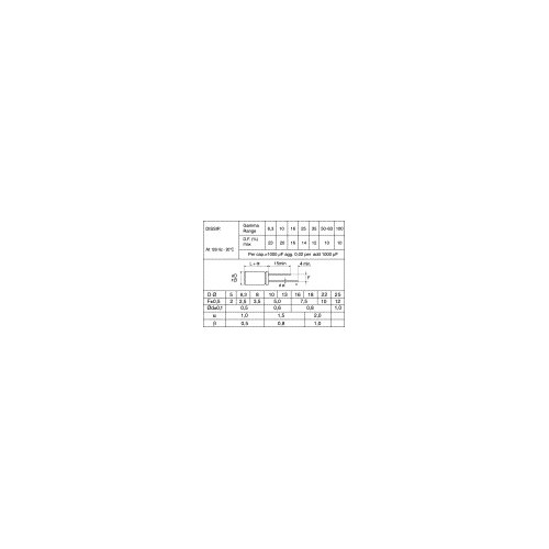 Condensatore elettrolitico Verticale  220 uF 16 Vl