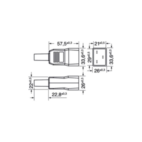 Spina Volante 220 V 16 A C20