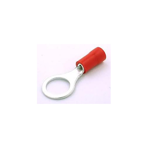 Terminale ad Occhiello Preisolato Diametro Foro 8,4 mm - Colore Rosso