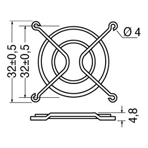 GRIGLIA DI PROTEZIONE 40X40 MM 2