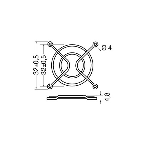 GRIGLIA DI PROTEZIONE 40X40 MM