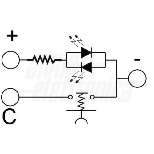 Pulsante antivandalico 24 V 16 mm Colore Verde